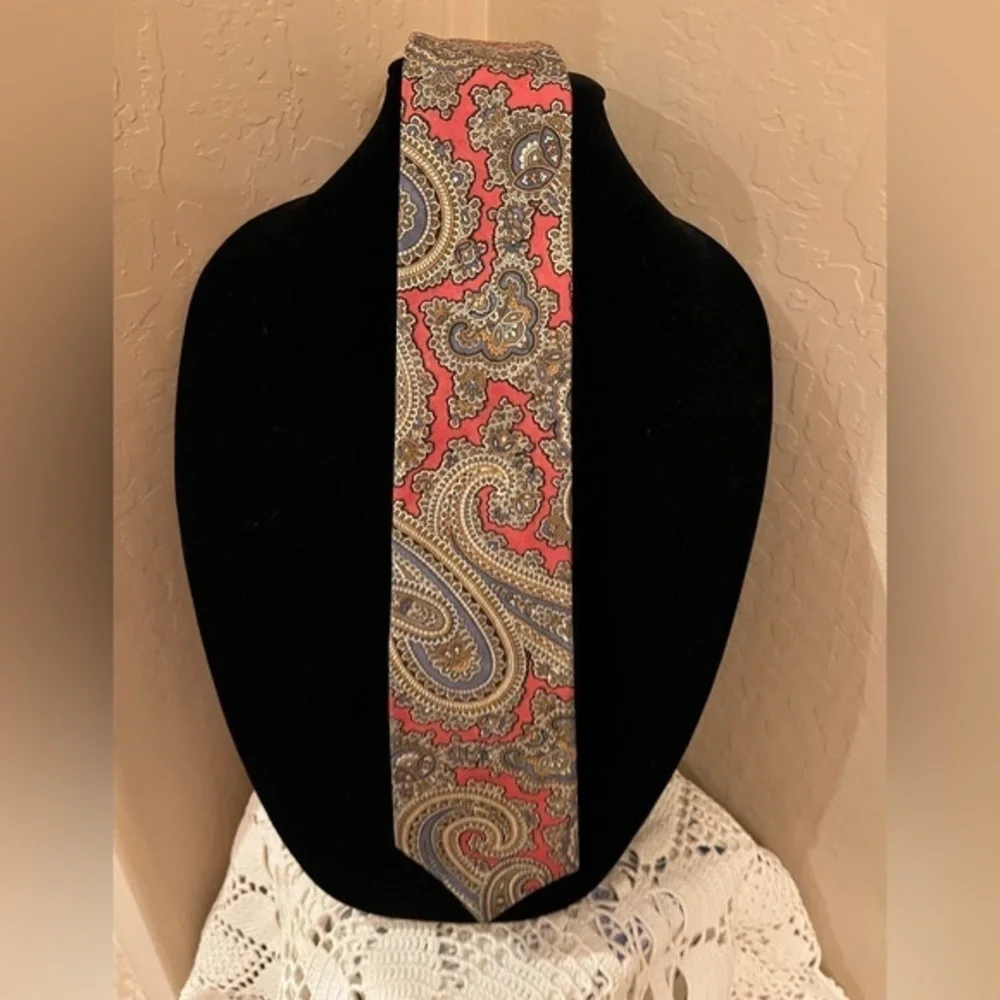 Liberty of London Original 100% Silk Men's Paisley Necktie